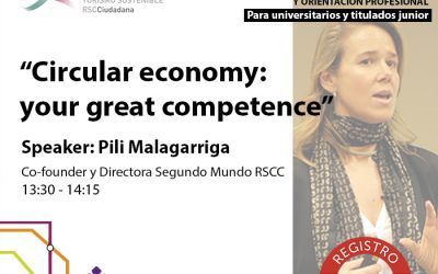 Ven  a nuestra conferencia “Circular Economy: your great competence” en JOBarcelona’19