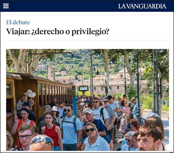 «Viaja menos, mejor y quédate más tiempo»