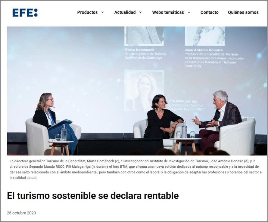 Pili Malagarriga speaker turismo sostenible