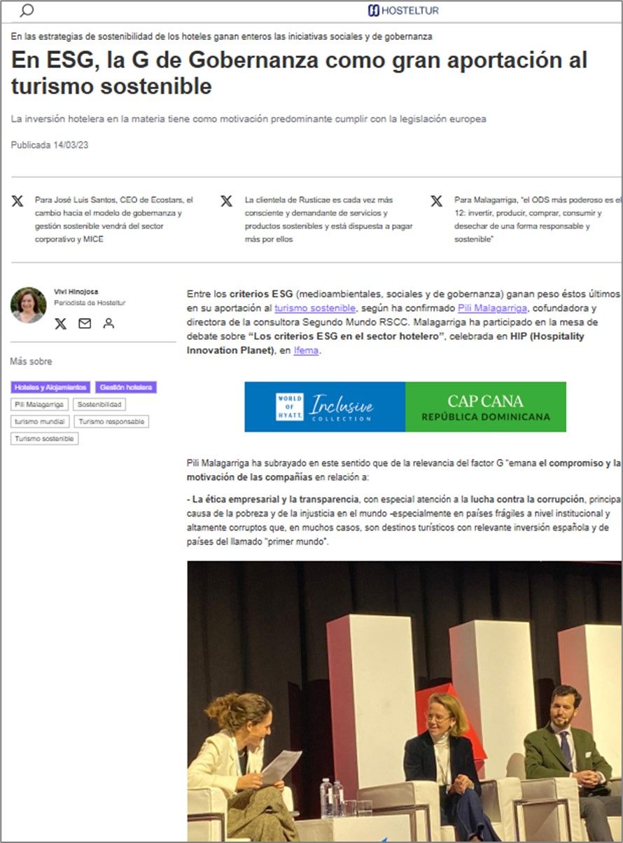 Pili Malagarriga speaker turismo sostenible
