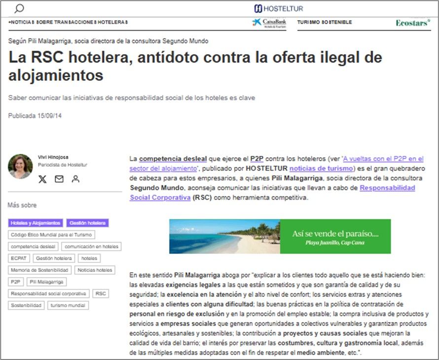 Pili Malagarriga speaker turismo sostenible
